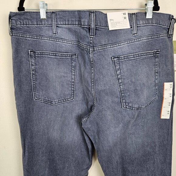 Goodfellow & Co Mens Slim Straight Fit Denim Blue Jeans W40 L32 Total Flex - Picture 4 of 9